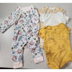 Mixed Lot of Lila & Jack Child of Mine Body Suits 3-6M 5 Pieces Total